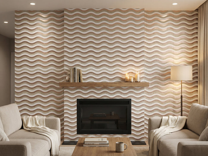 peel and stick tile for fireplace
