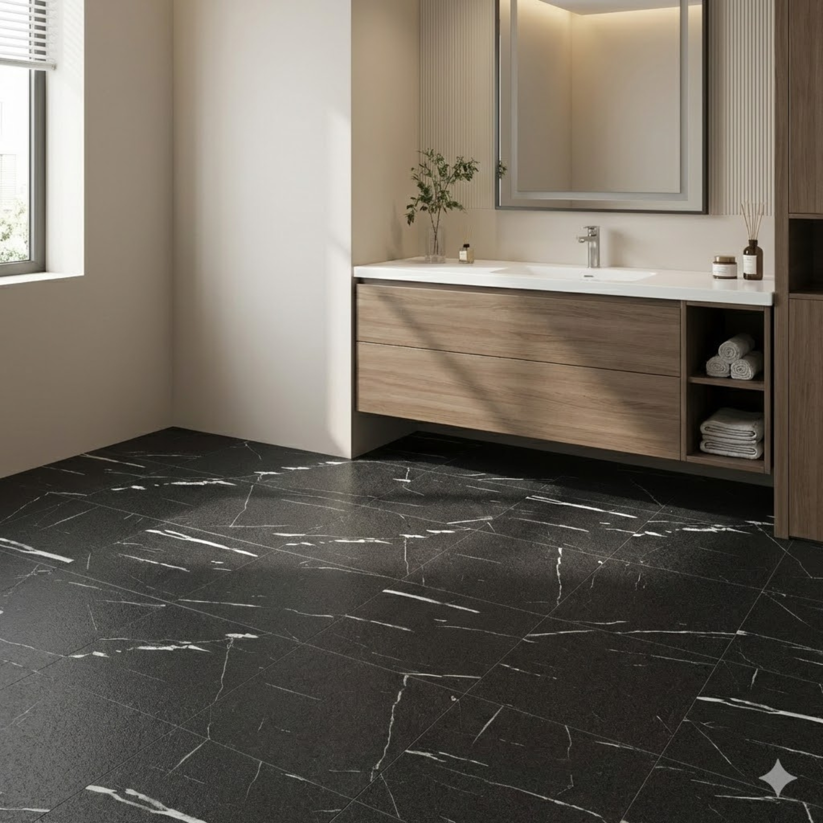 peel and stick floor tile for bathroom