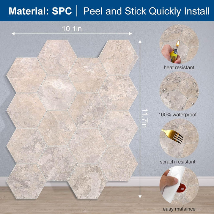 peel and stick backsplash tiles size