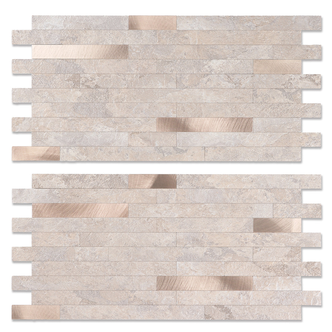 Metal Copper Peel and Stick Tile