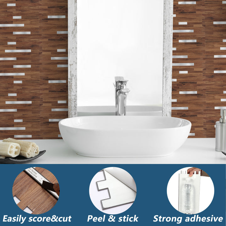 stick on bathroom tiles wall