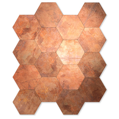 copper peel and stick tiles