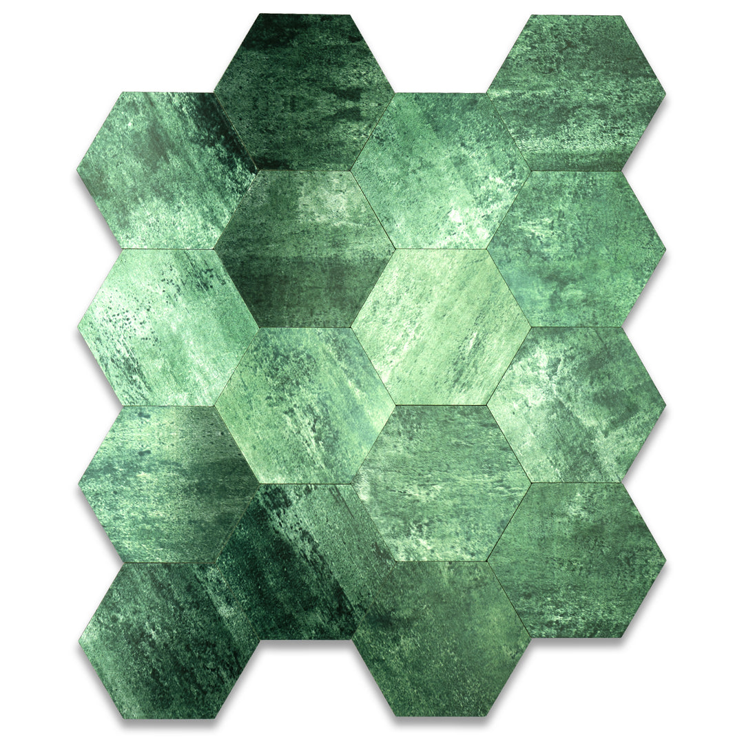 peel and stick hexagon tiles