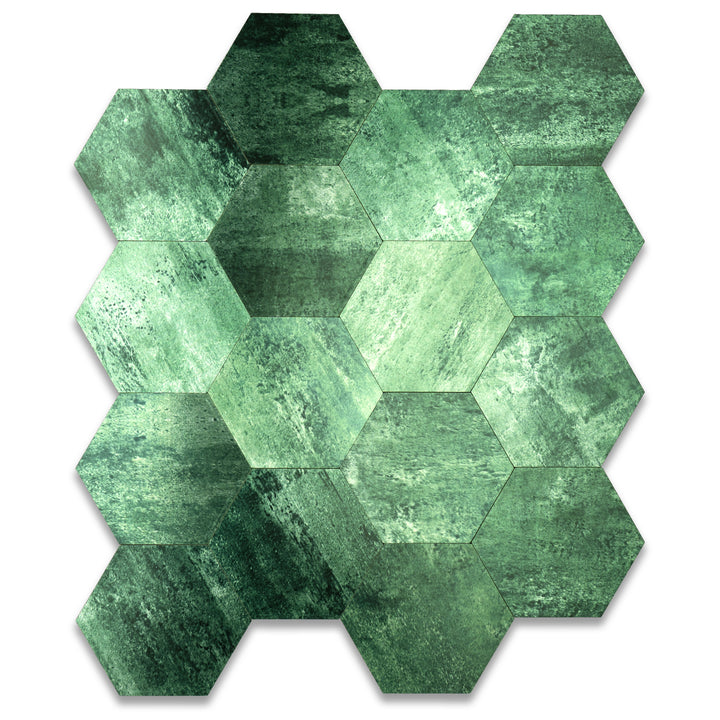 peel and stick hexagon tiles