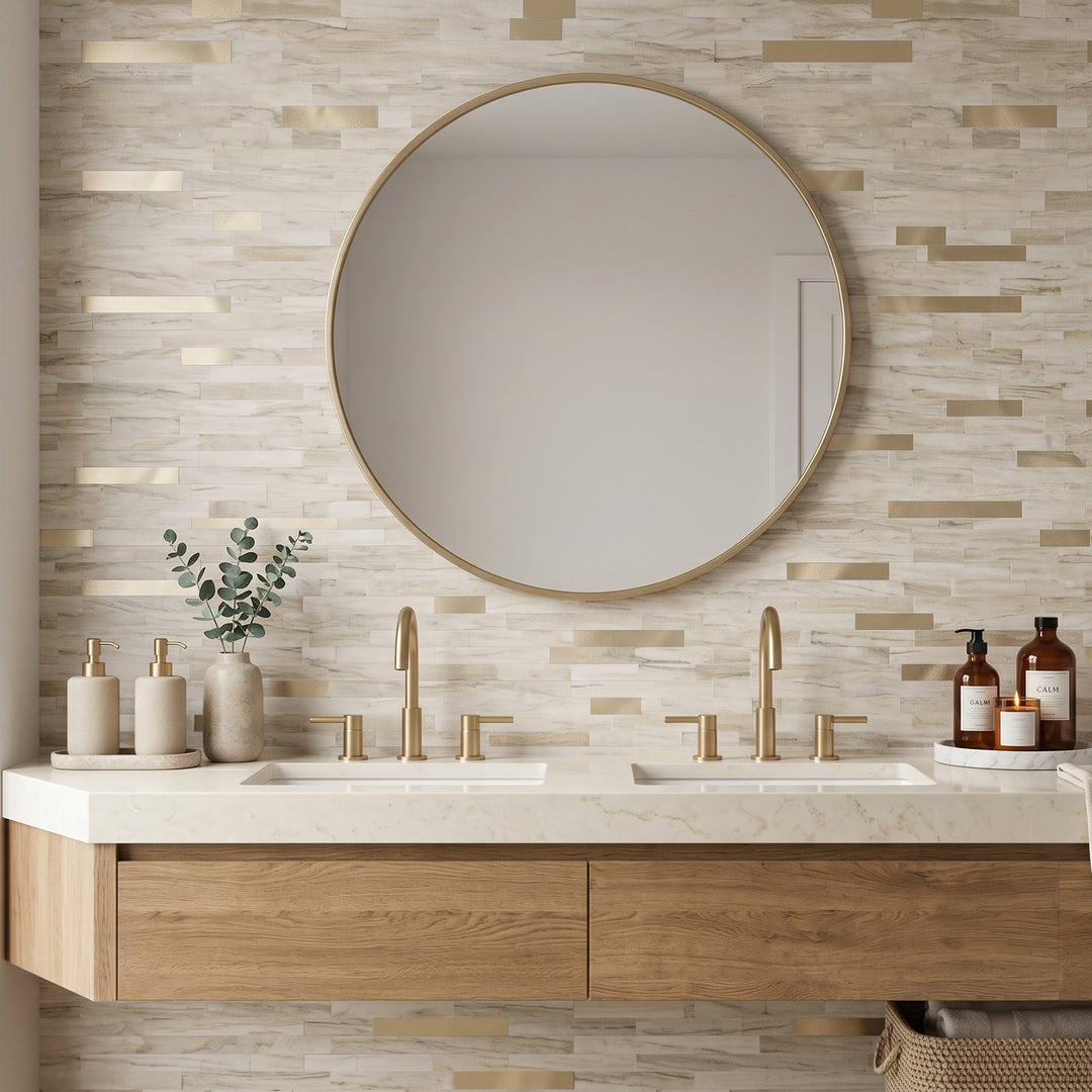 peel and stick tile for bathroom