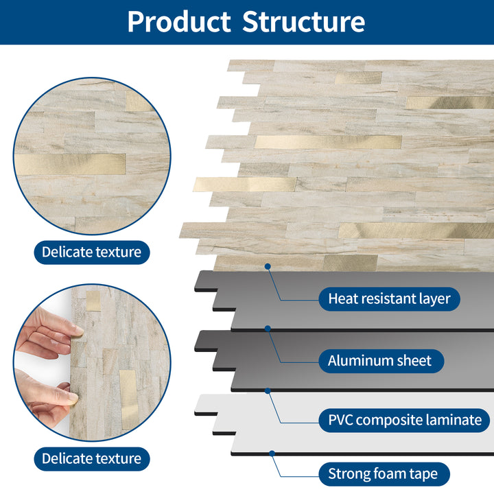linear blend tile structure