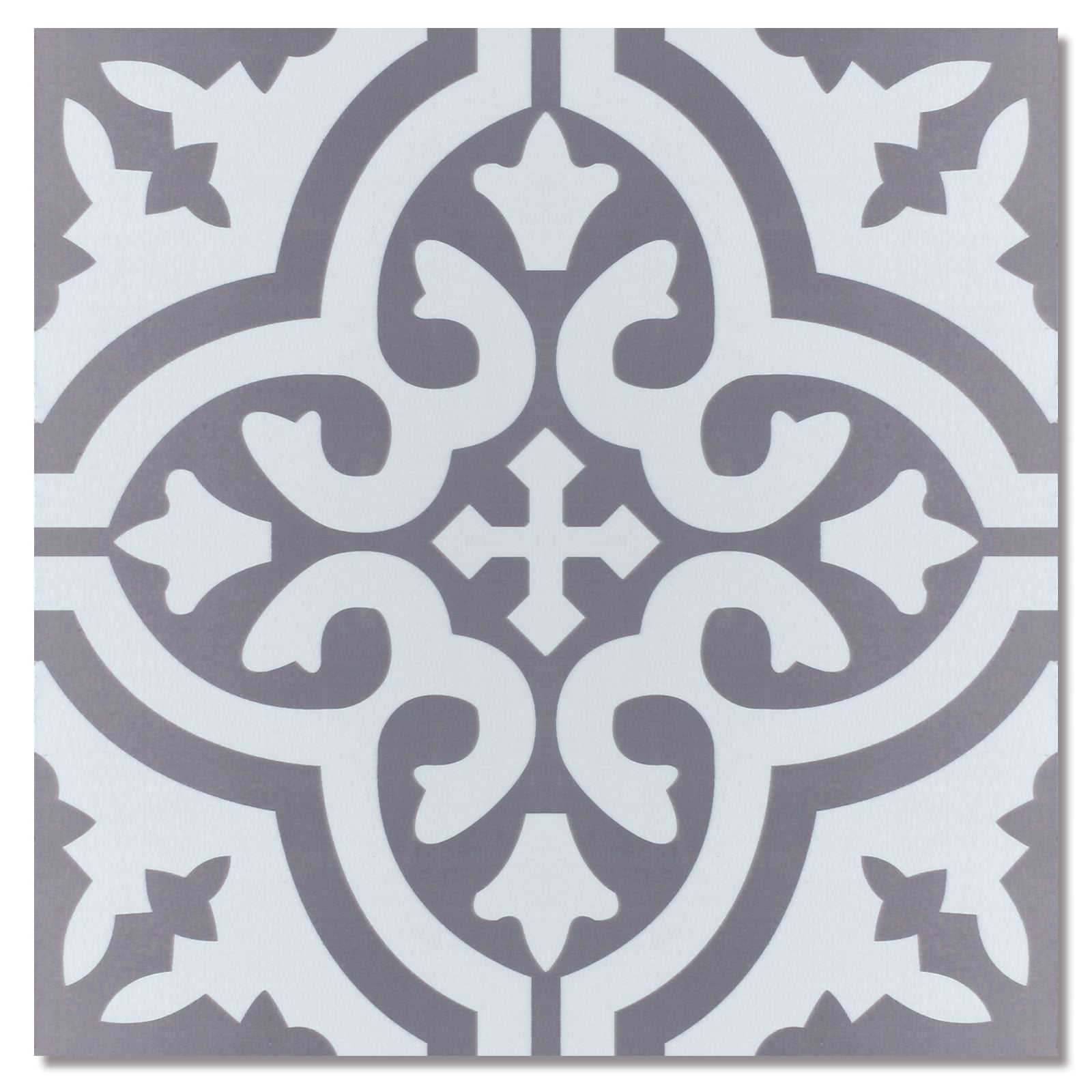 Grey Peel and Stick Floor Tile