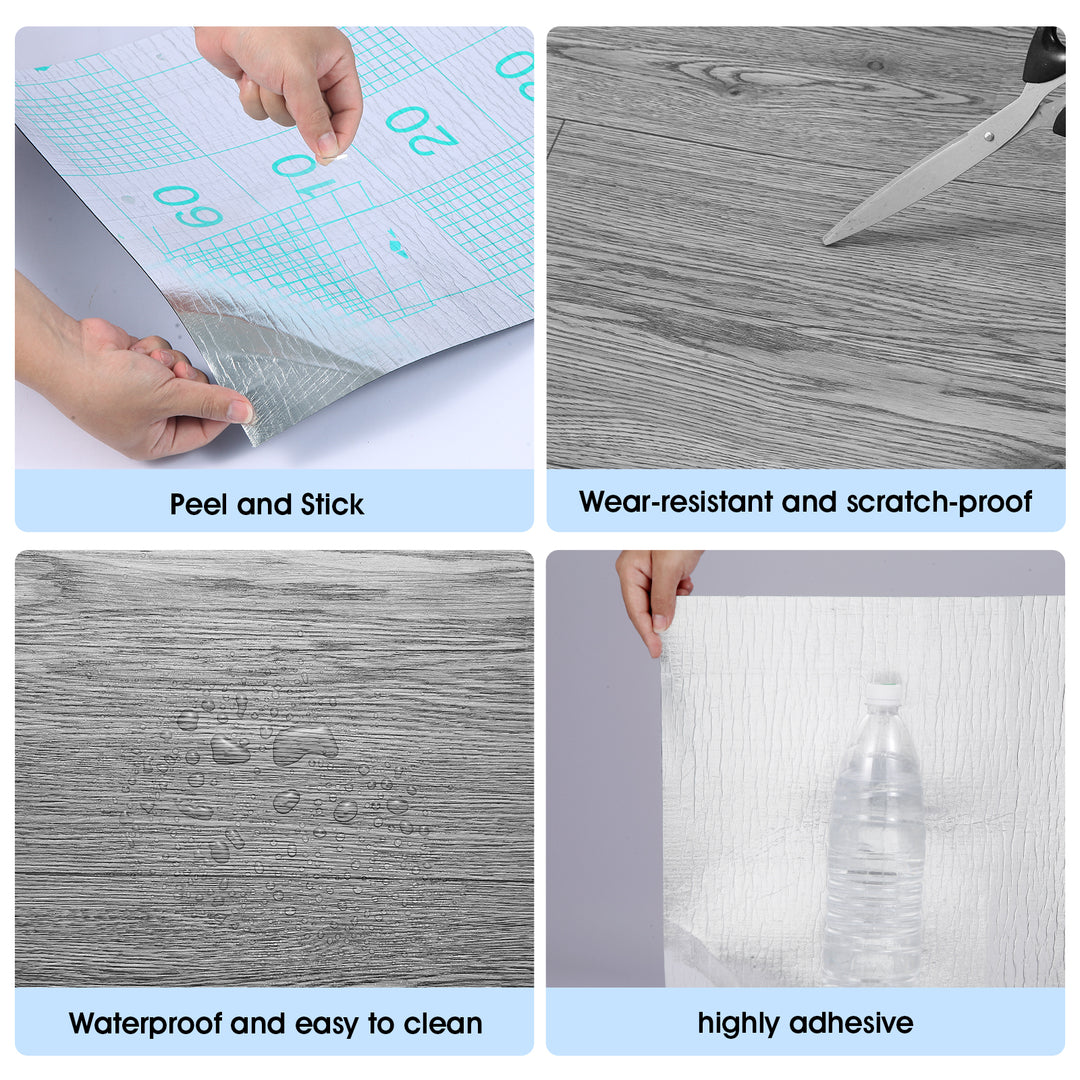 Gray Vinyl Floor Roll